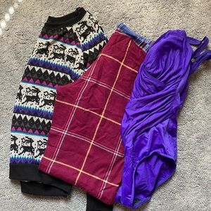 COLOR BUNDLES!!! Purple top, swimsuit, pajama pant